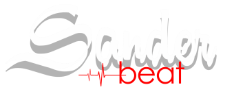 LOGO Sander Beat - Vermelho - PNG - Sem Fundo